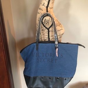 VICTORIA’S SECRET XL DENIM BAG